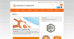 Desktop Screenshot of karlstadstudentkar.se